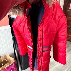 Tommy Hilfiger Kids Red Puffer Jacket